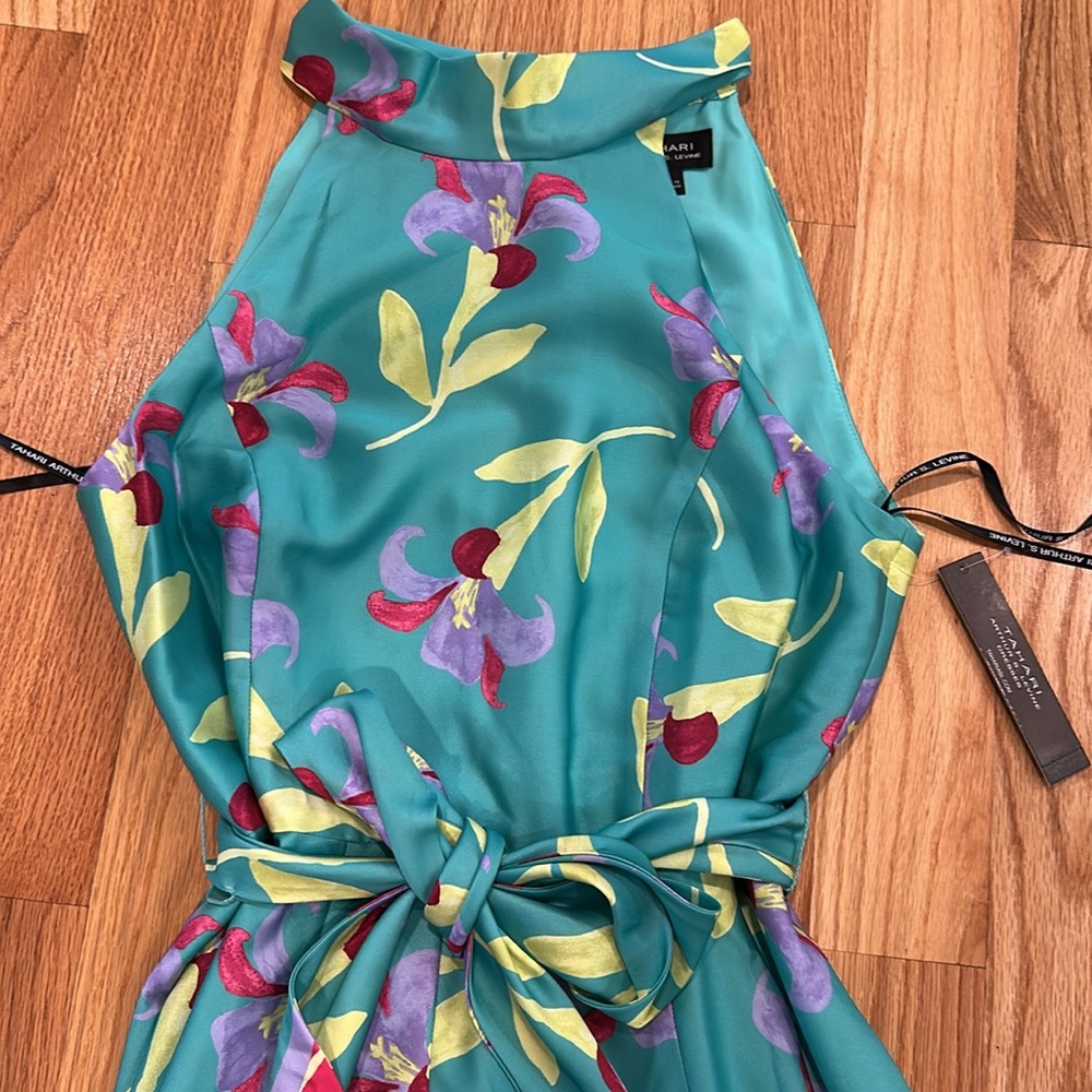 NWT Tahari Hankerchief Hem Dress - Picture 6 of 9